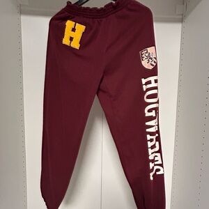 H&M Burgundy Hogwarts Kids Joggers